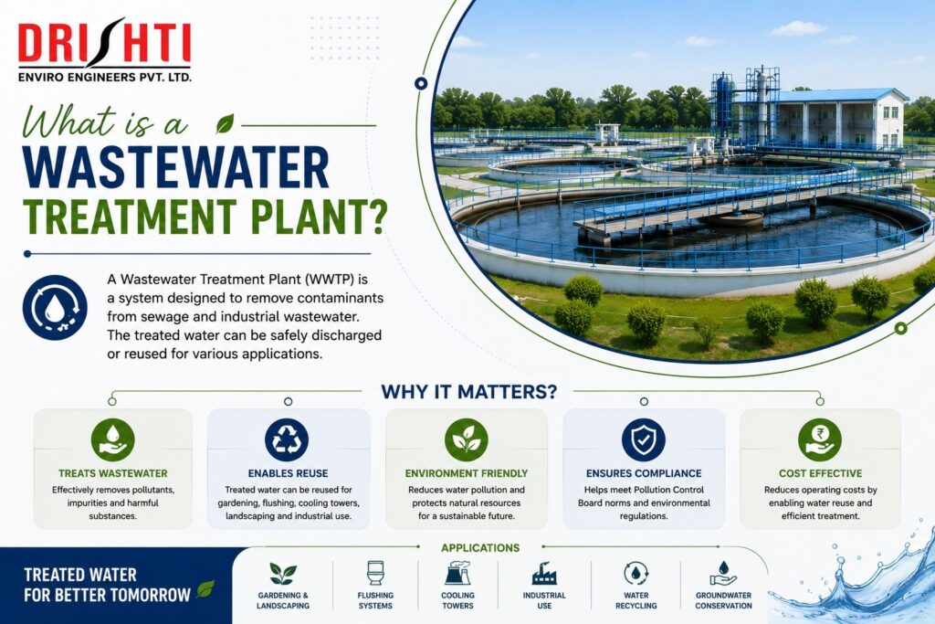 Water Treatment Plant (WTP) Solutions in Punjab Water Treatment Plant (WTP) by Drishti Enviro Engineers Pvt. Ltd. for safe and clean water treatment in commercial, industrial, and institutional projects across Punjab.