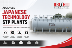 Advanced Japanese Technology STP Plant installed by Drishti Enviro Engineers Pvt. Ltd. for efficient sewage treatment in Punjab