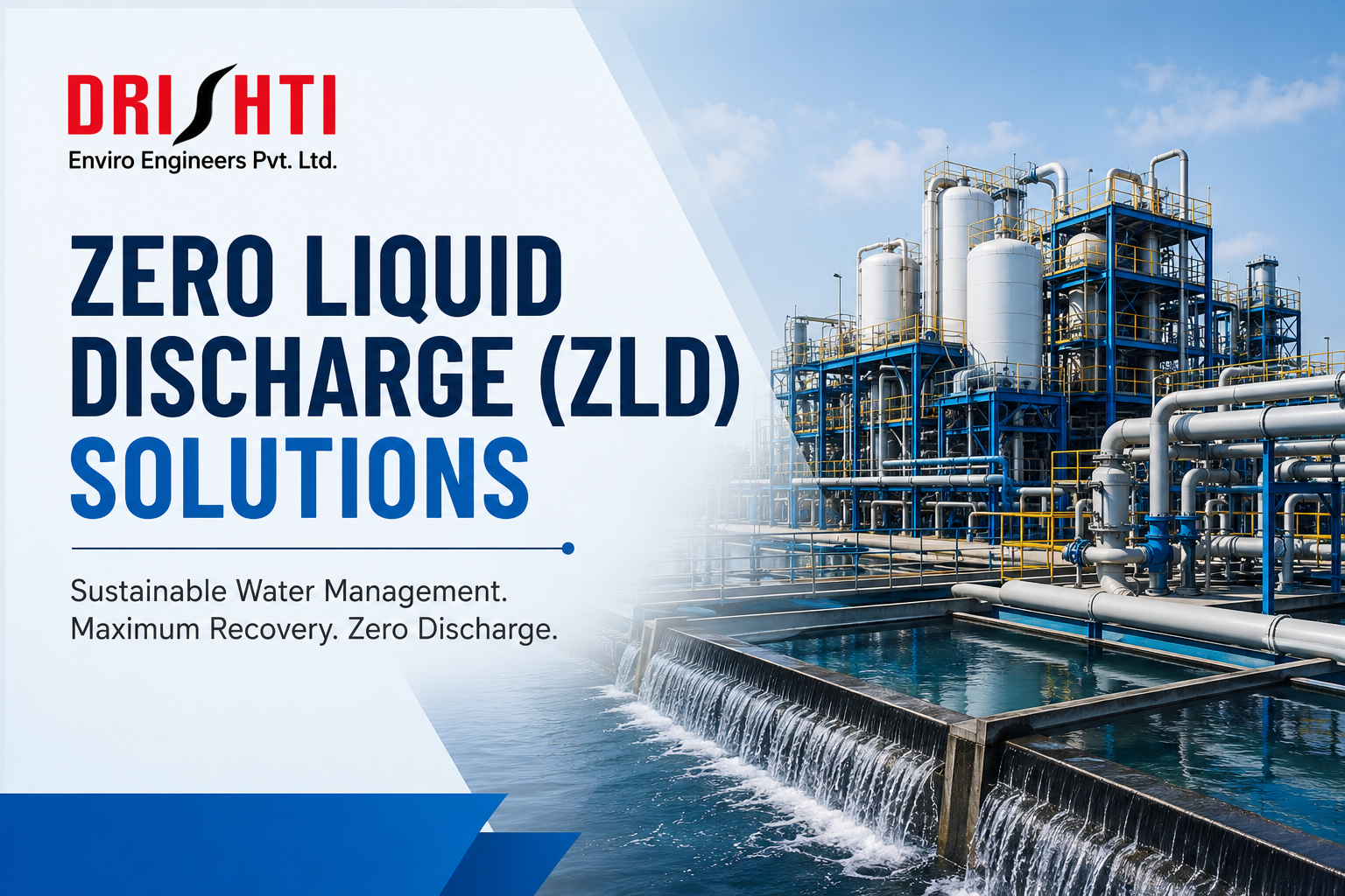 Zero Liquid Discharge (ZLD) Solutions for textile, pharmaceutical, and chemical industries