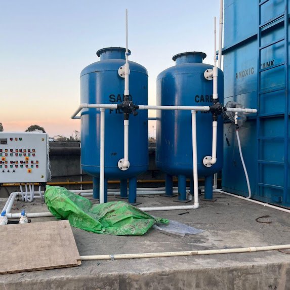 350 KLD STP in Ludhiana installation project