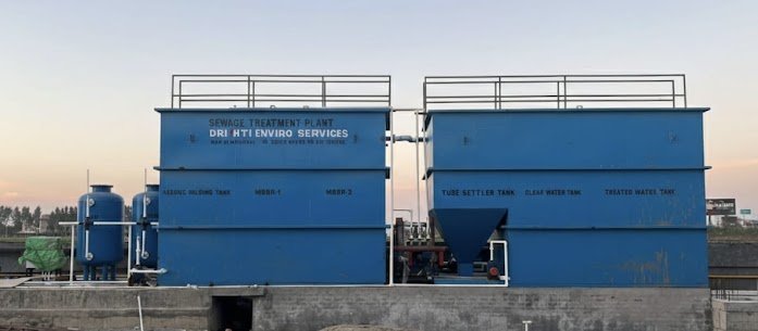 200 KLD MBBR Sewage Treatment Plant installed in Karnal, Haryana